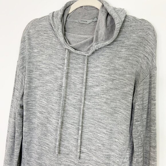 Athleta Lightweight Hoodie Women’s Size XXS Gray Modal Sweatshirt - Picture 2 of 7